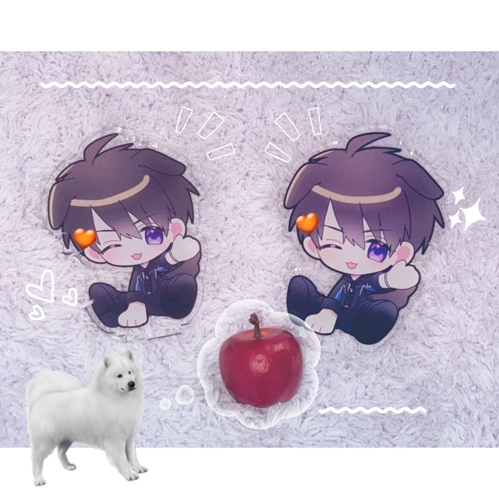 🍎✈マヒルわんわん アクリルスタンド🐶🧡