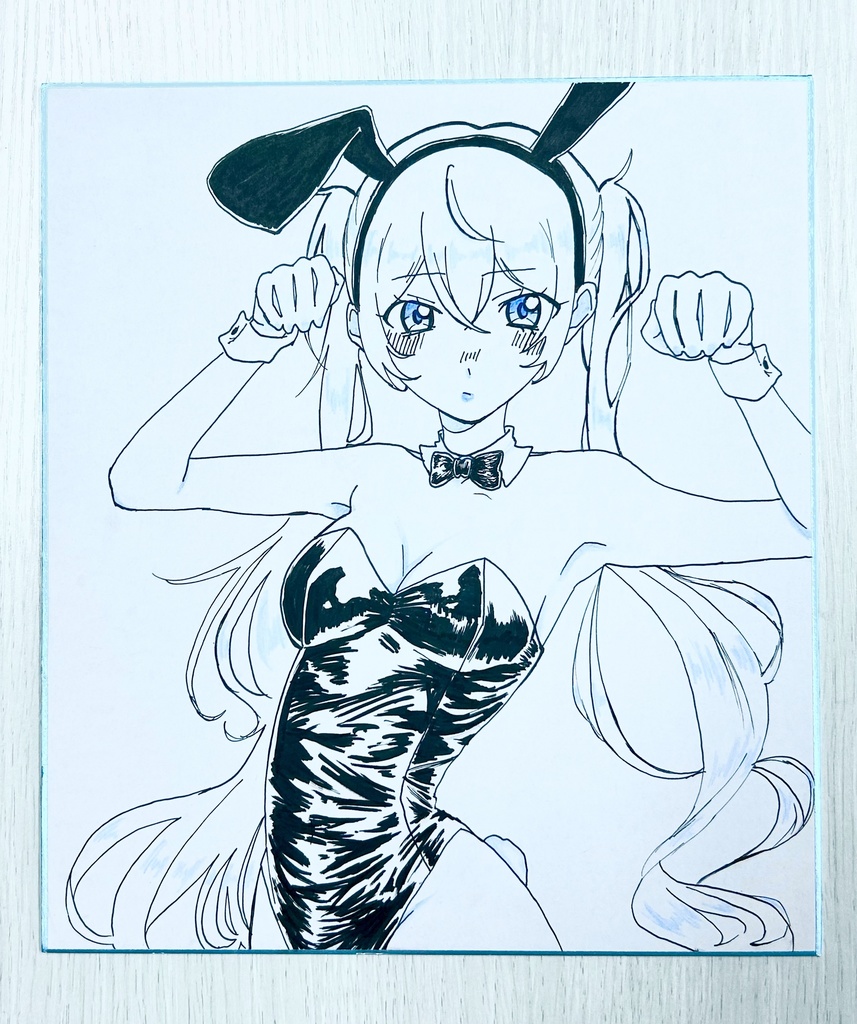 バニーちゃん色紙