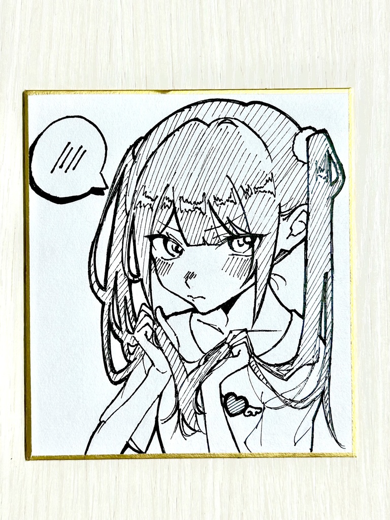 照れ屋なツインテちゃん
