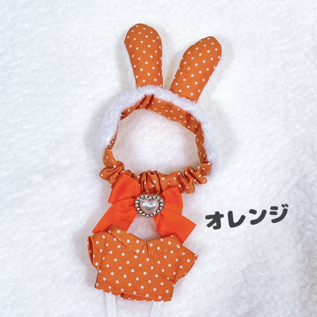 ちびぐるみ*うさ耳カチューシャセット