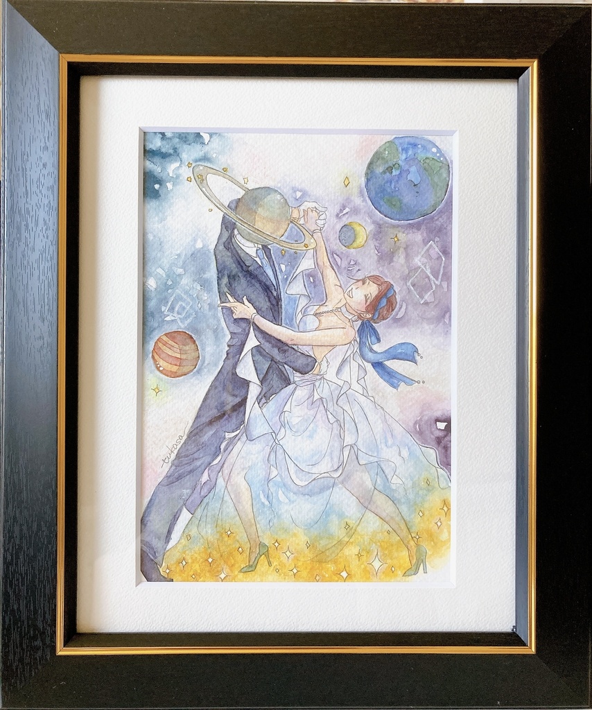 額装原画「and Waltz」【送料込】