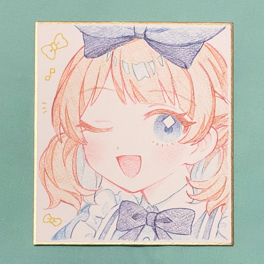 色紙／桃子