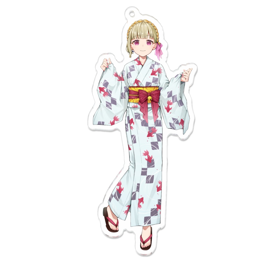 アクリルキーホルダー おすず浴衣