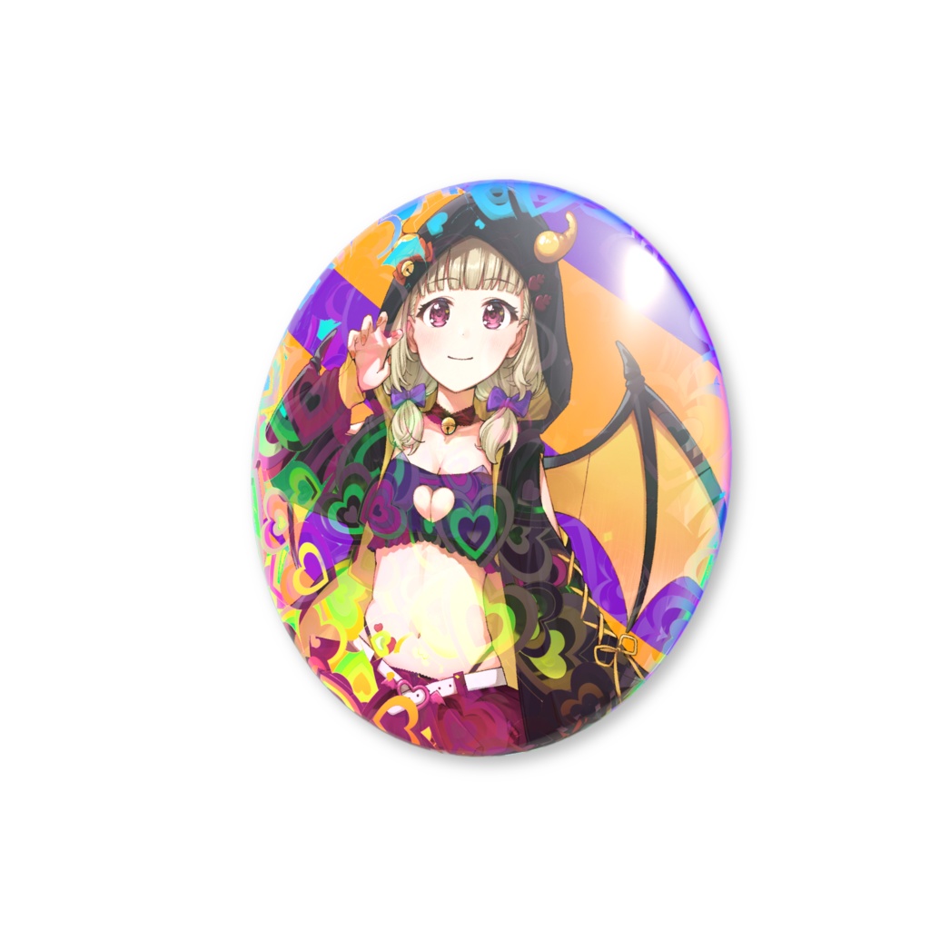 ホログラム缶バッジ おすず小悪魔