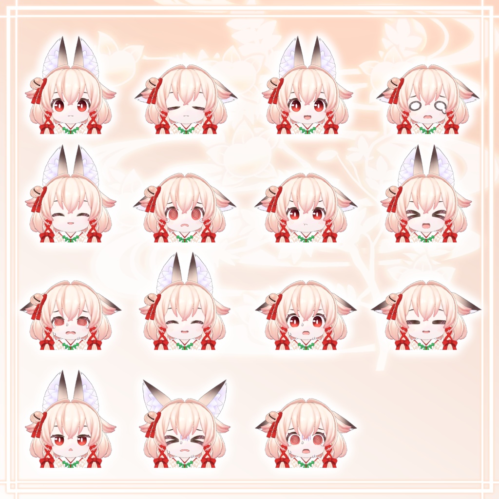 オリジナル3Dアバター「ちび右近(Chibi Ukon)」