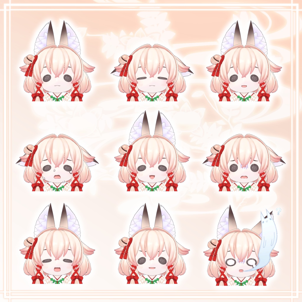 オリジナル3Dアバター「ちび右近(Chibi Ukon)」