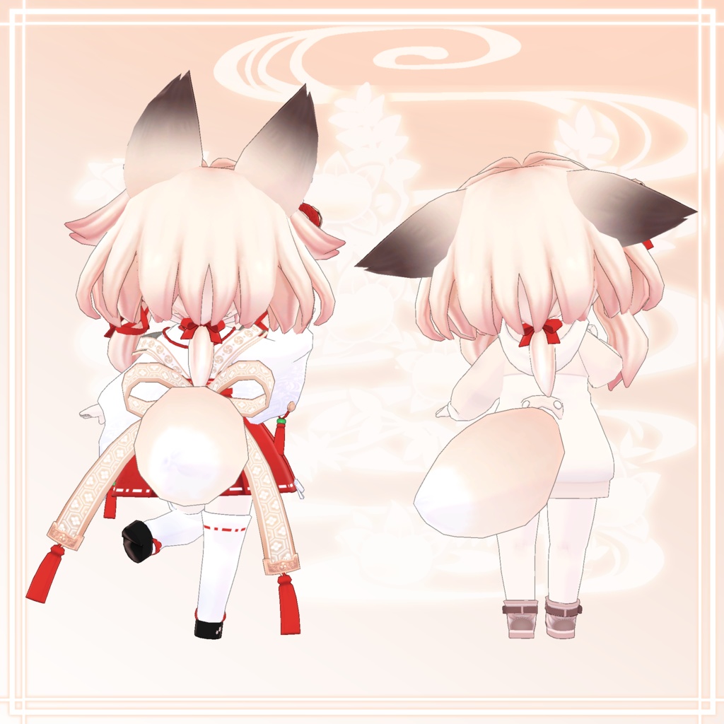 オリジナル3Dアバター「ちび右近(Chibi Ukon)」