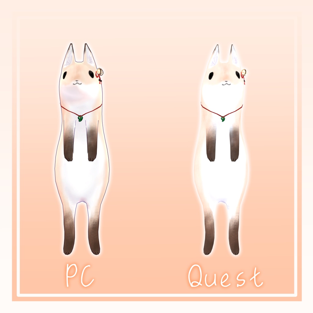 Akyo改変アバター『キツネツキ式 狐akyo』v1.01