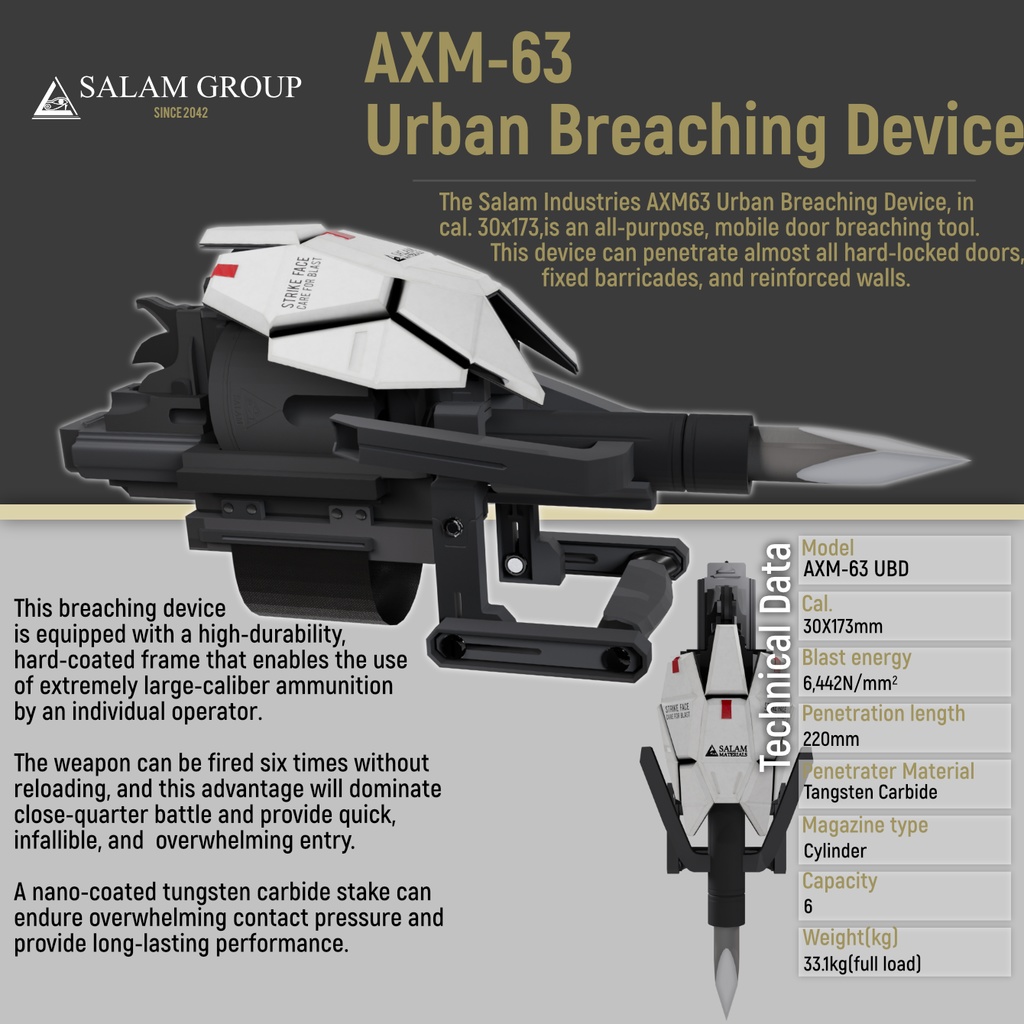 AXM-63回転弾倉式パイルバンカー