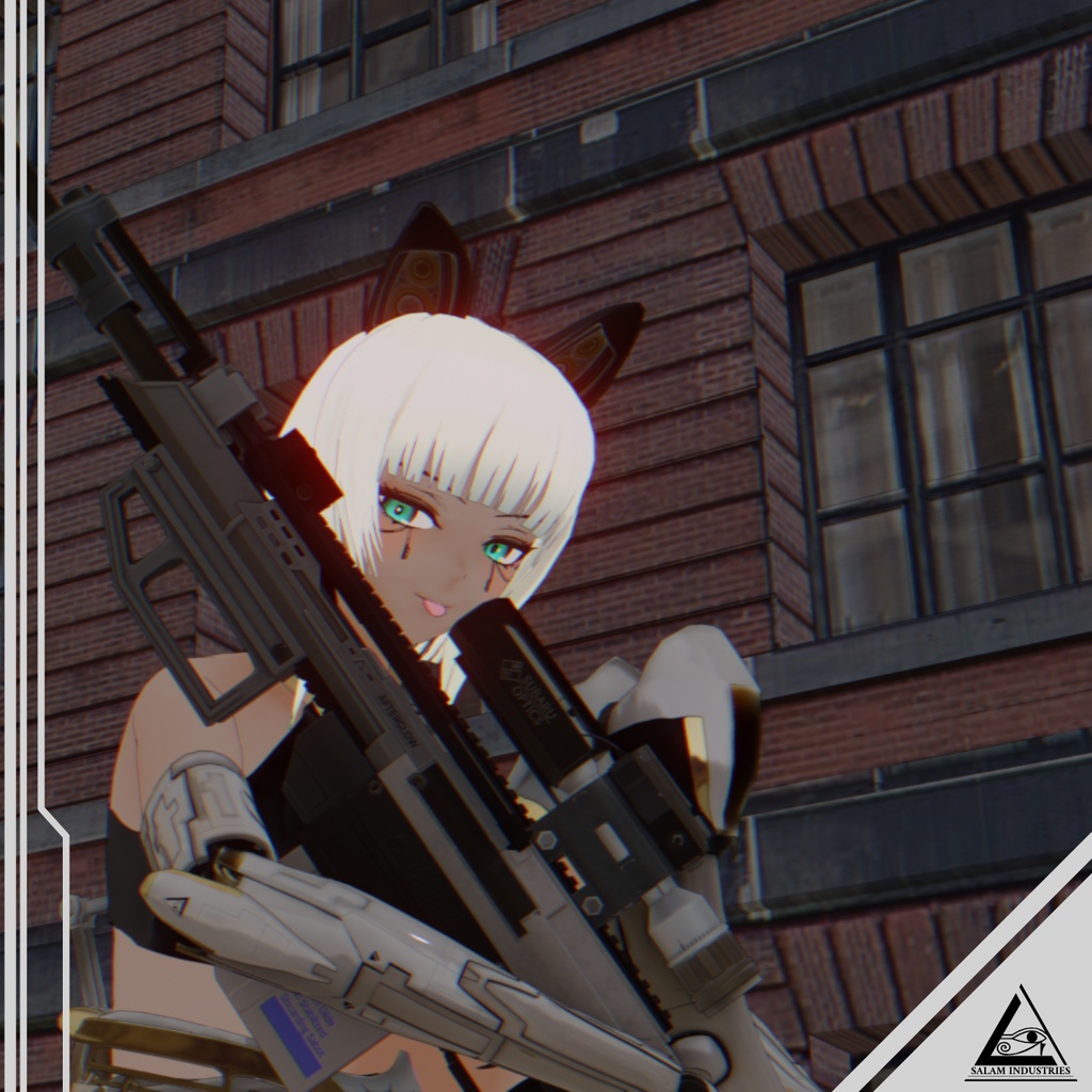 【ギミック付3D武器モデル】次世代対戦車ライフルNGATR-Afterglow