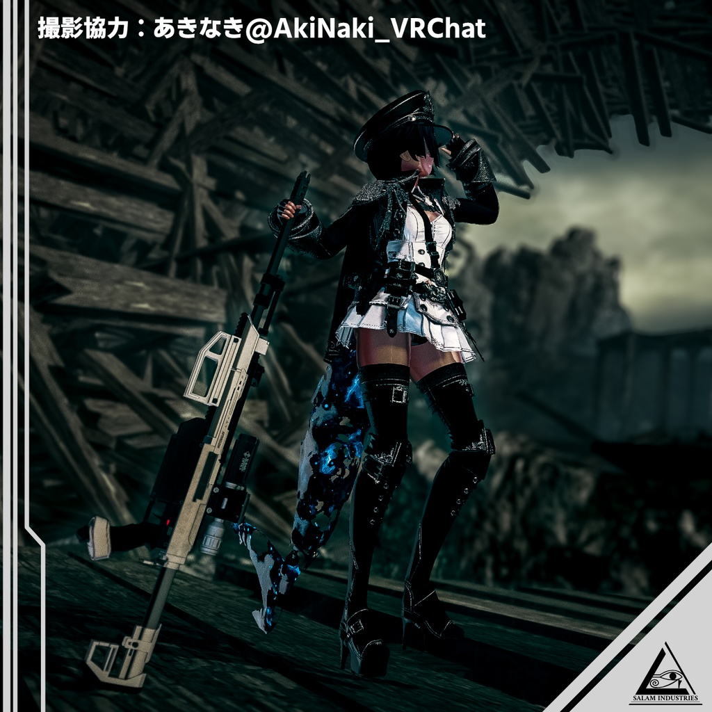 【ギミック付3D武器モデル】次世代対戦車ライフルNGATR-Afterglow