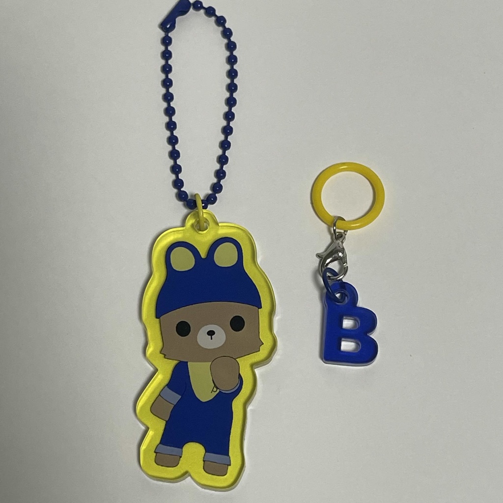 Bベアのアクリルキーホルダー