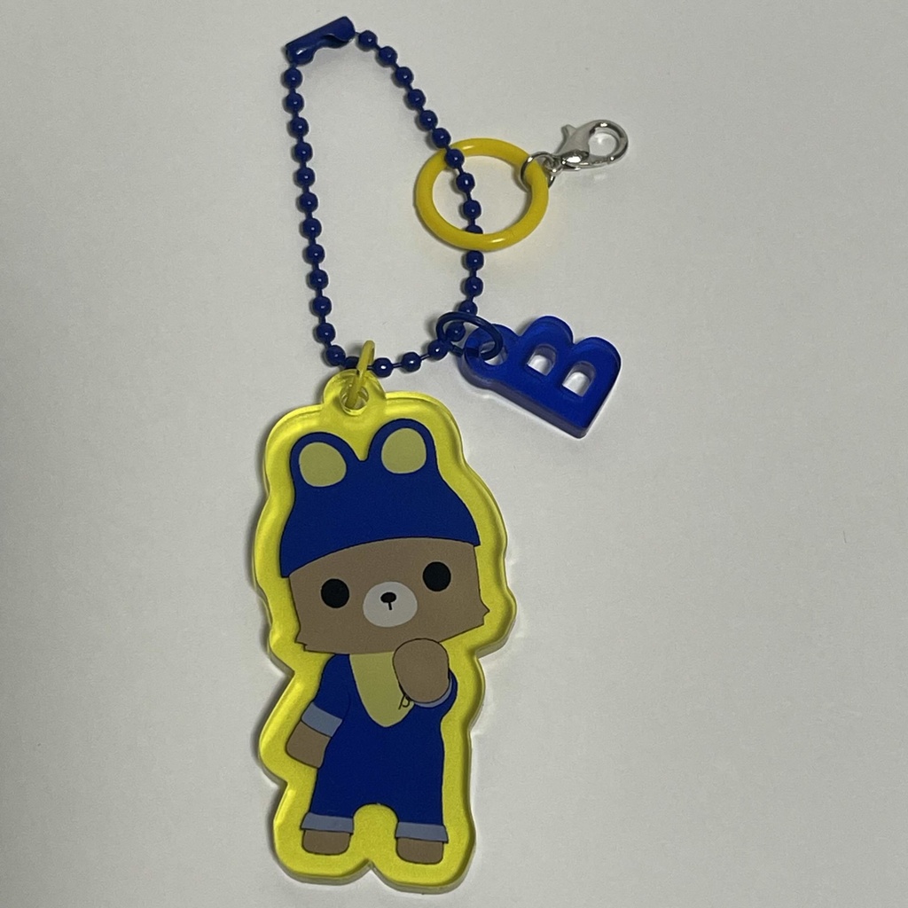 Bベアのアクリルキーホルダー