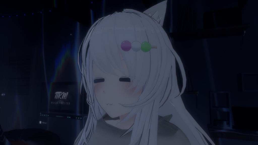 三色団子ヘアピン