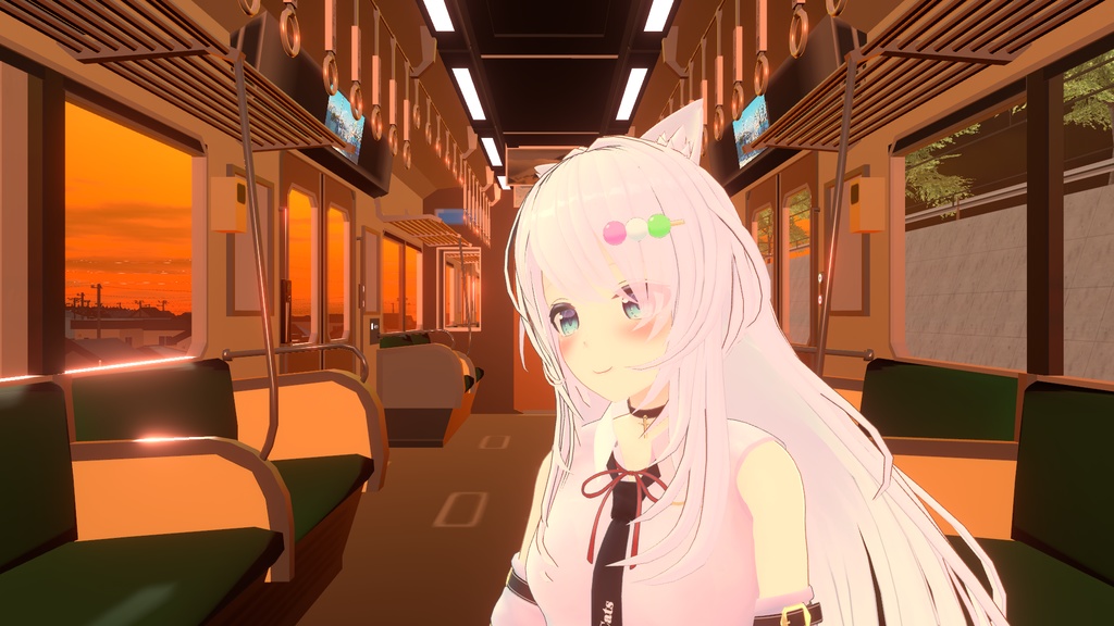 三色団子ヘアピン