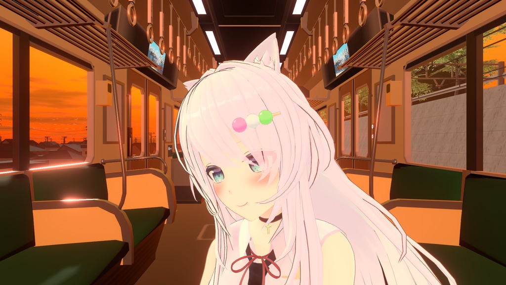 三色団子ヘアピン