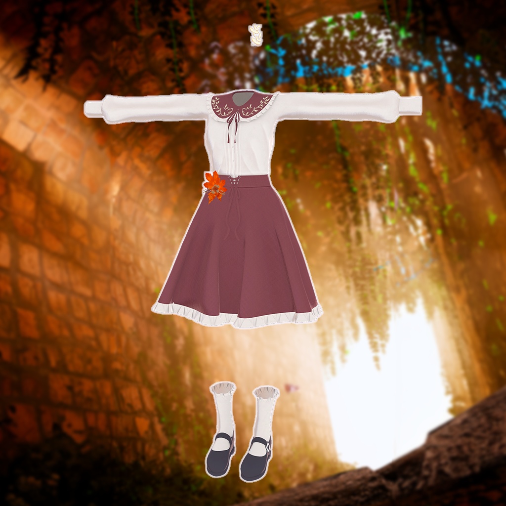 【10アバター対応】Autumn blouse【MA対応】