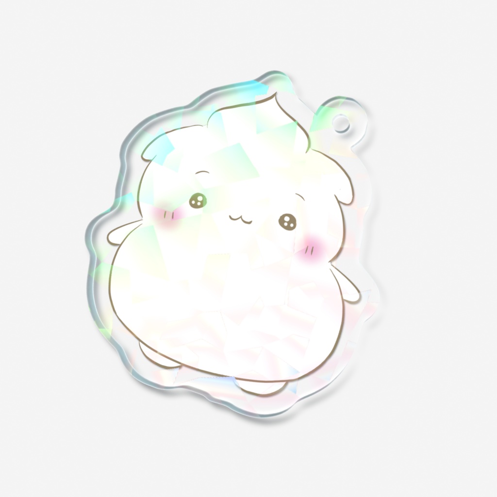 キラキラなぷっくりぃむちゃんキーホルダー