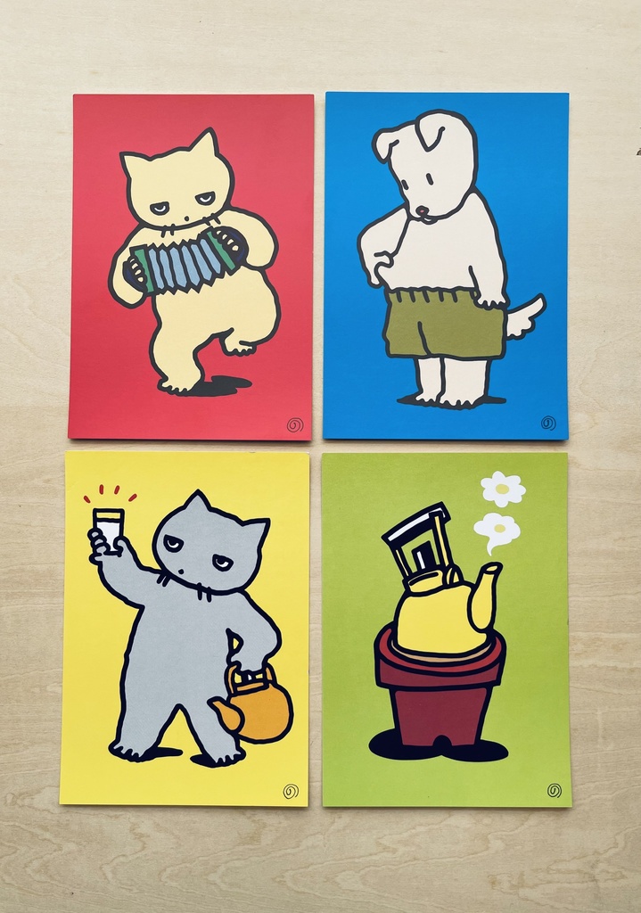 ほのぼの絵葉書