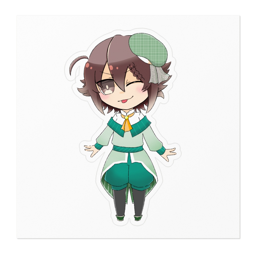 【10周年記念ver】ぺたっとはれるよ🚩ステッカー