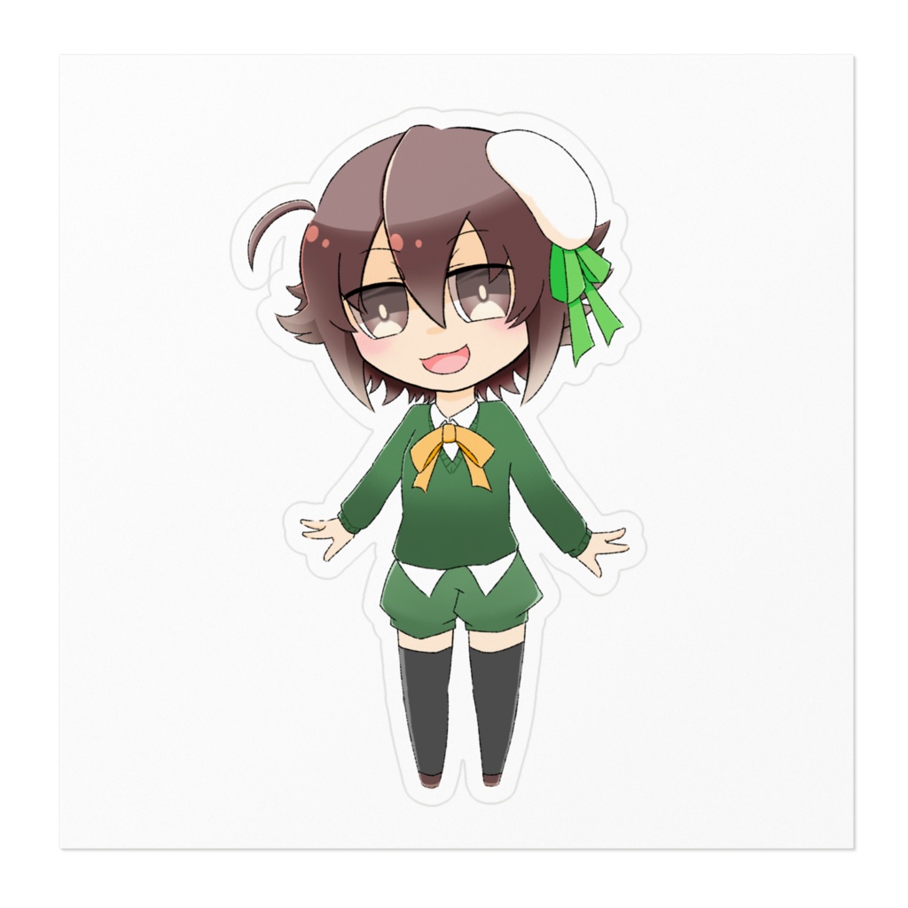 【新衣装ver】ぺたっとはれるよ🚩ステッカー