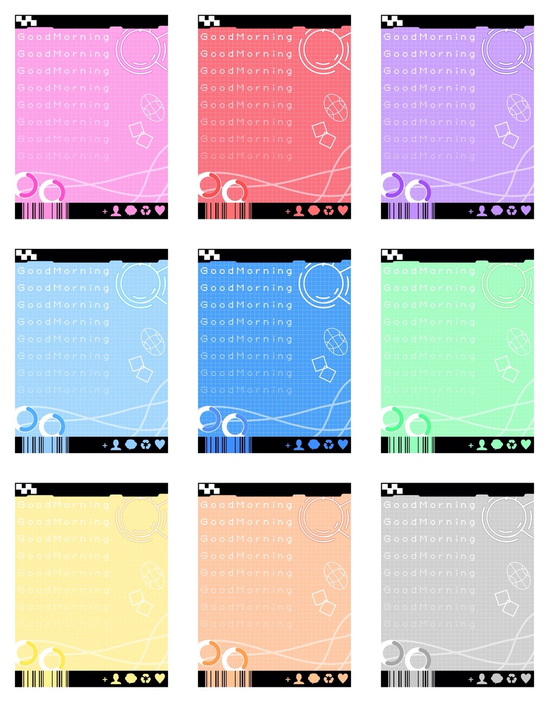 【おはV素材】Goodmorning