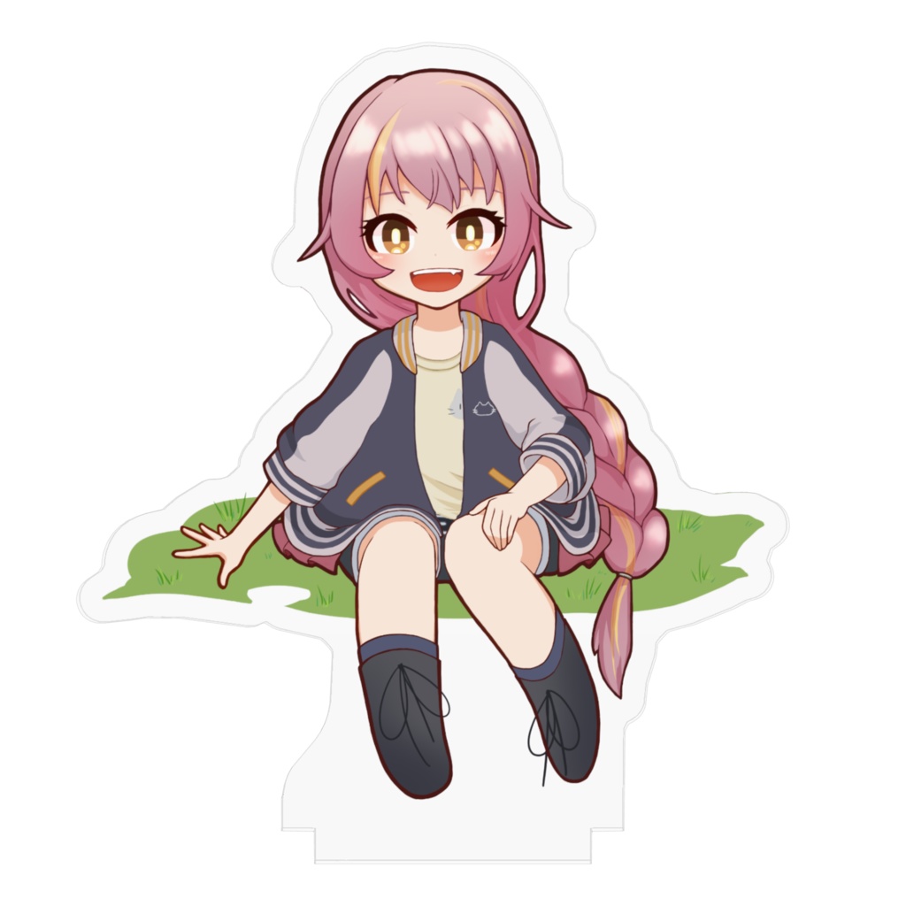 おすわり戸次もち虎アクリルフィギュア