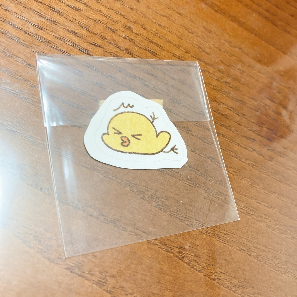 ニワトリおやこステッカー