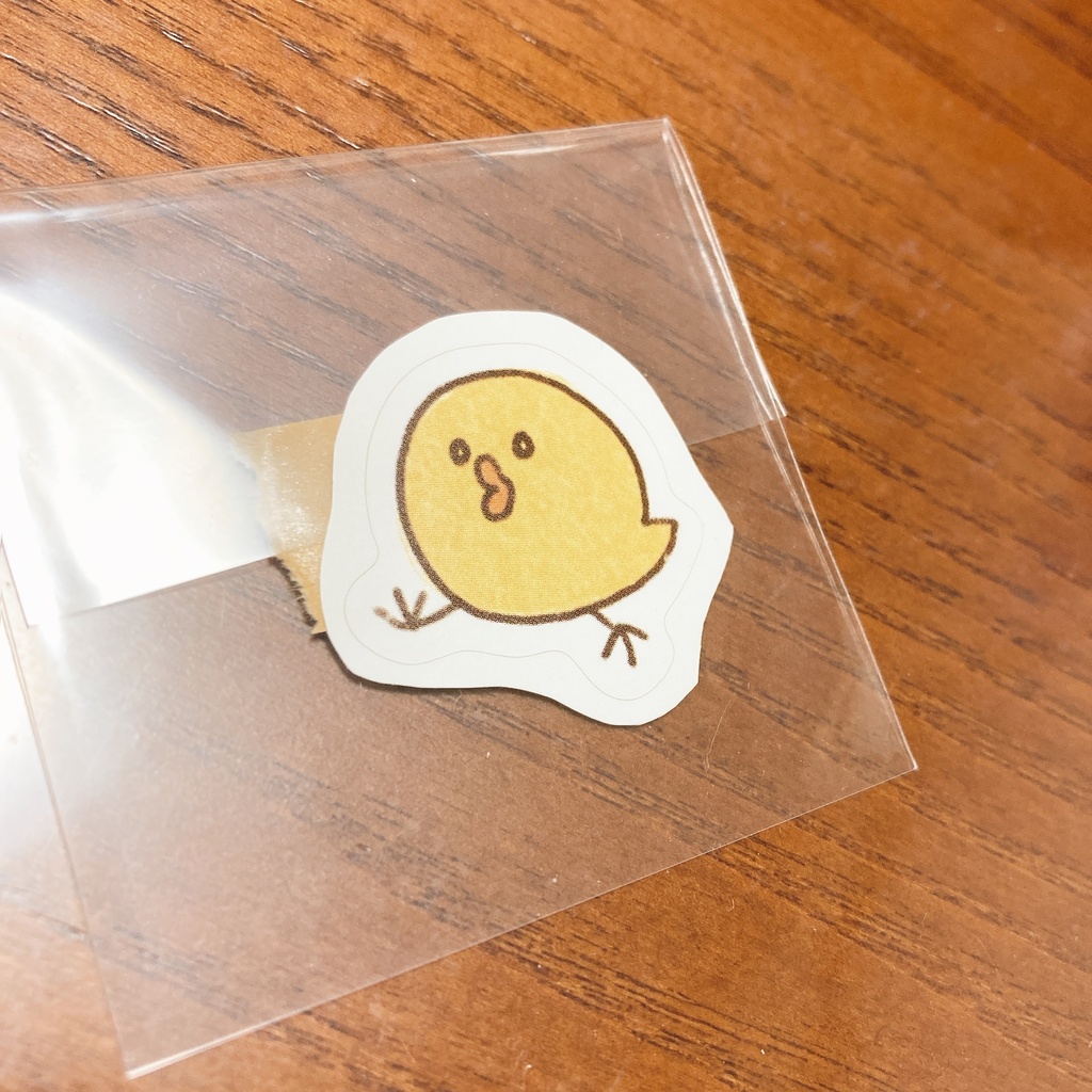 ニワトリおやこステッカー