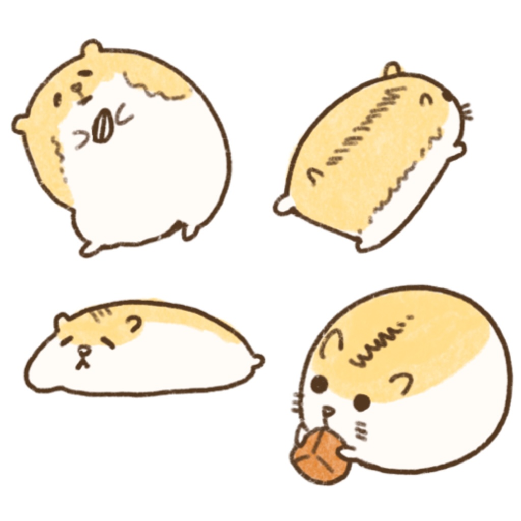 ハムちゃんシールセット