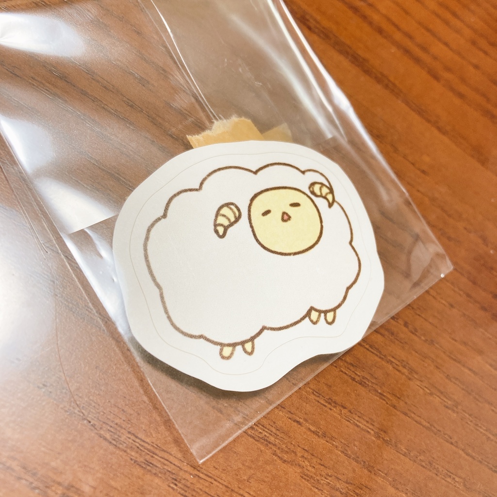 わたあめひつじステッカーセット