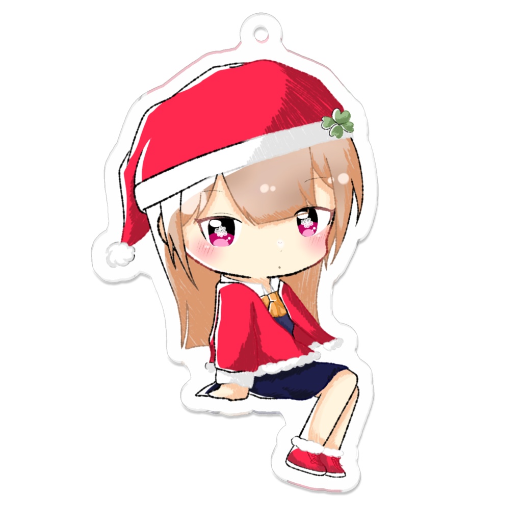 隣の田中さん家オリジナルアクリルキーホルダー/ムト・ワルドクリスマスver.