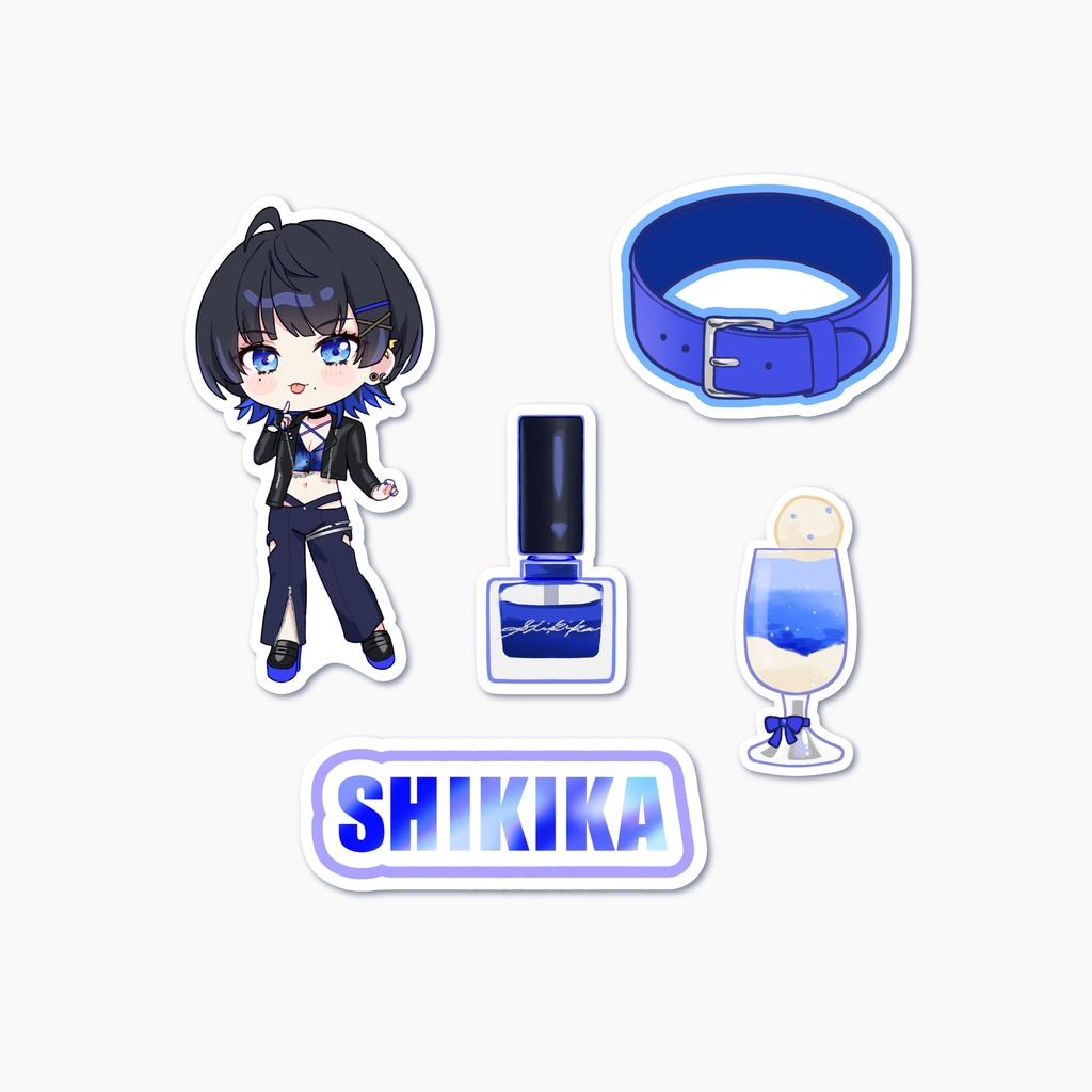 色華 ステッカー５枚セット
