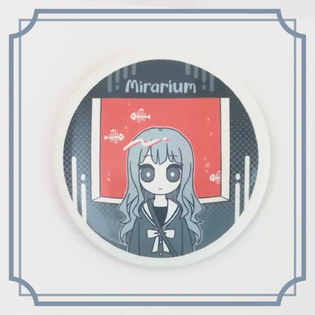 ミラリウム缶バッジ