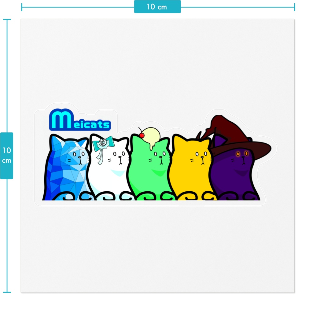【Meicats】ステッカー