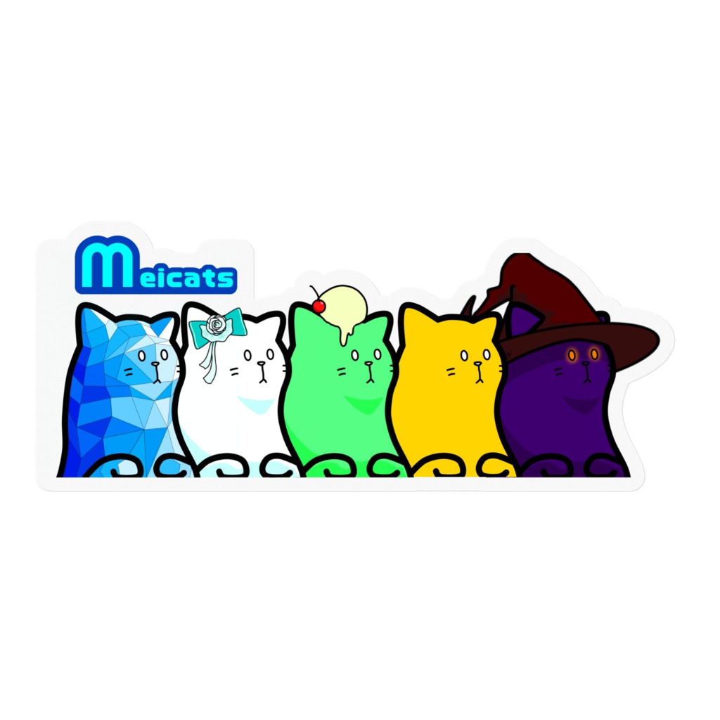 【Meicats】ステッカー