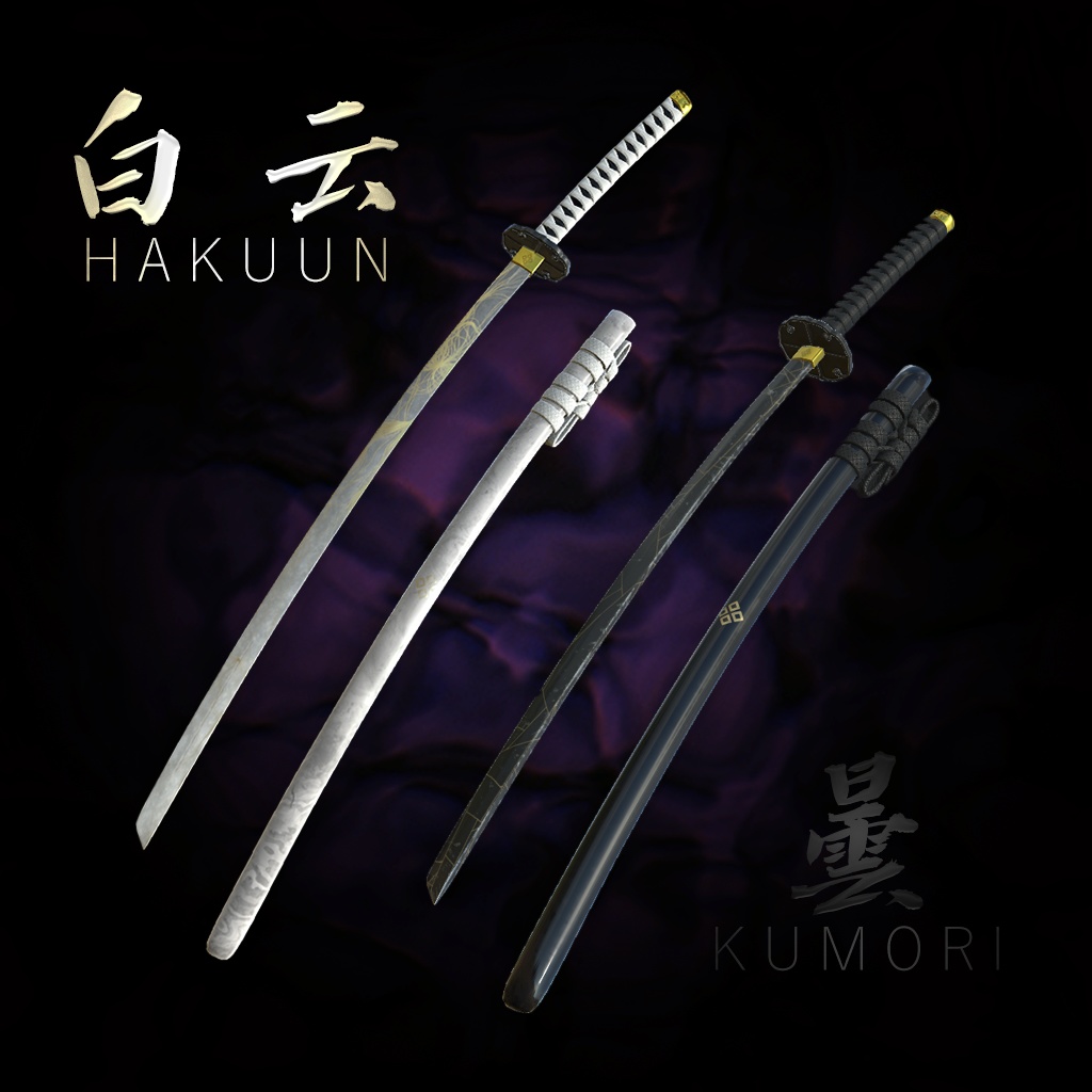 【3Dモデル】KATANA-白云hakuun&曇kumori