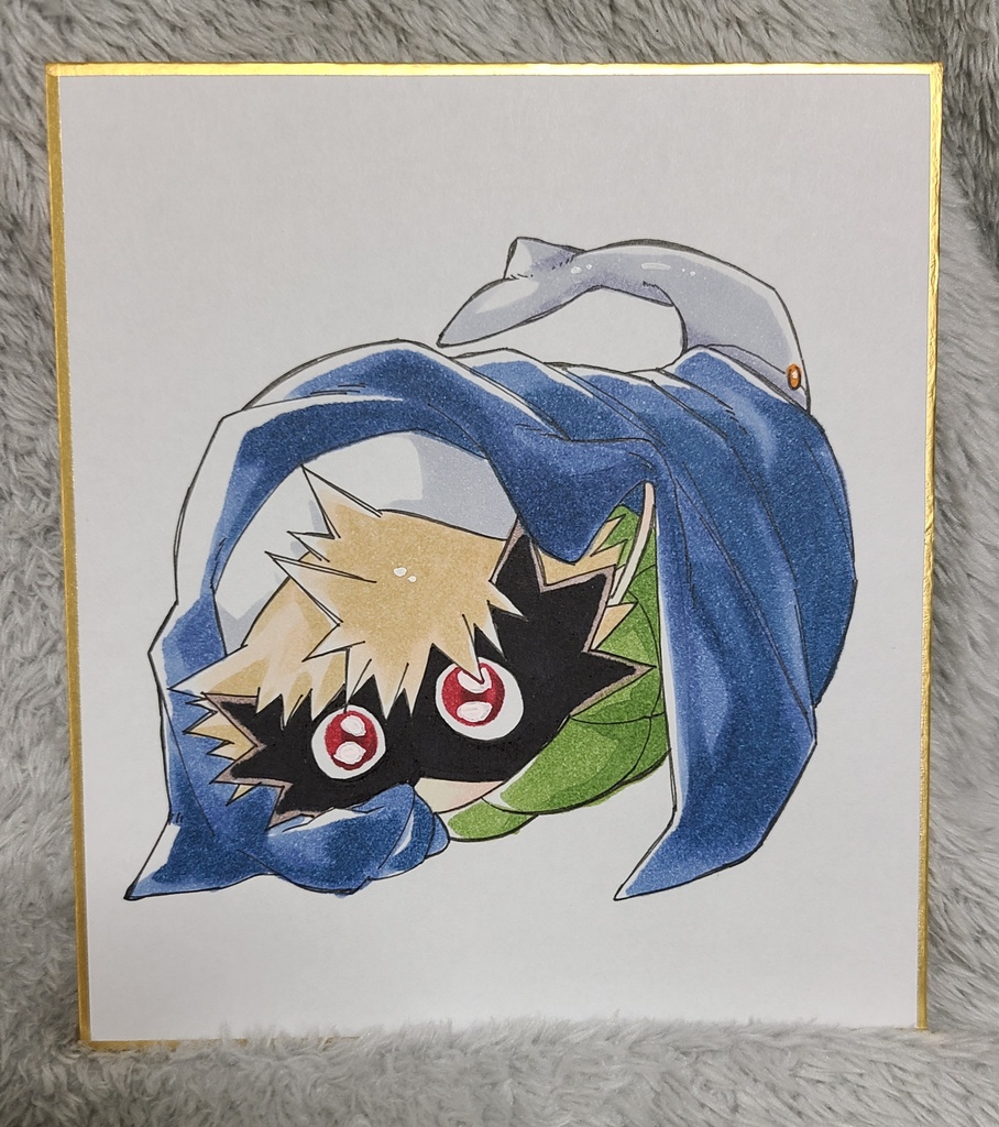 使い魔チャン カラーミニ色紙