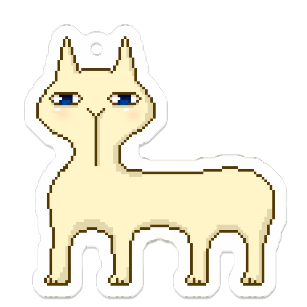 きめらのドット絵キーホルダー