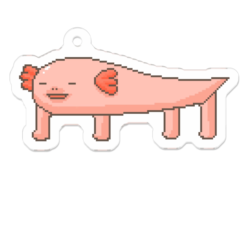 うーぱーのドット絵キーホルダー
