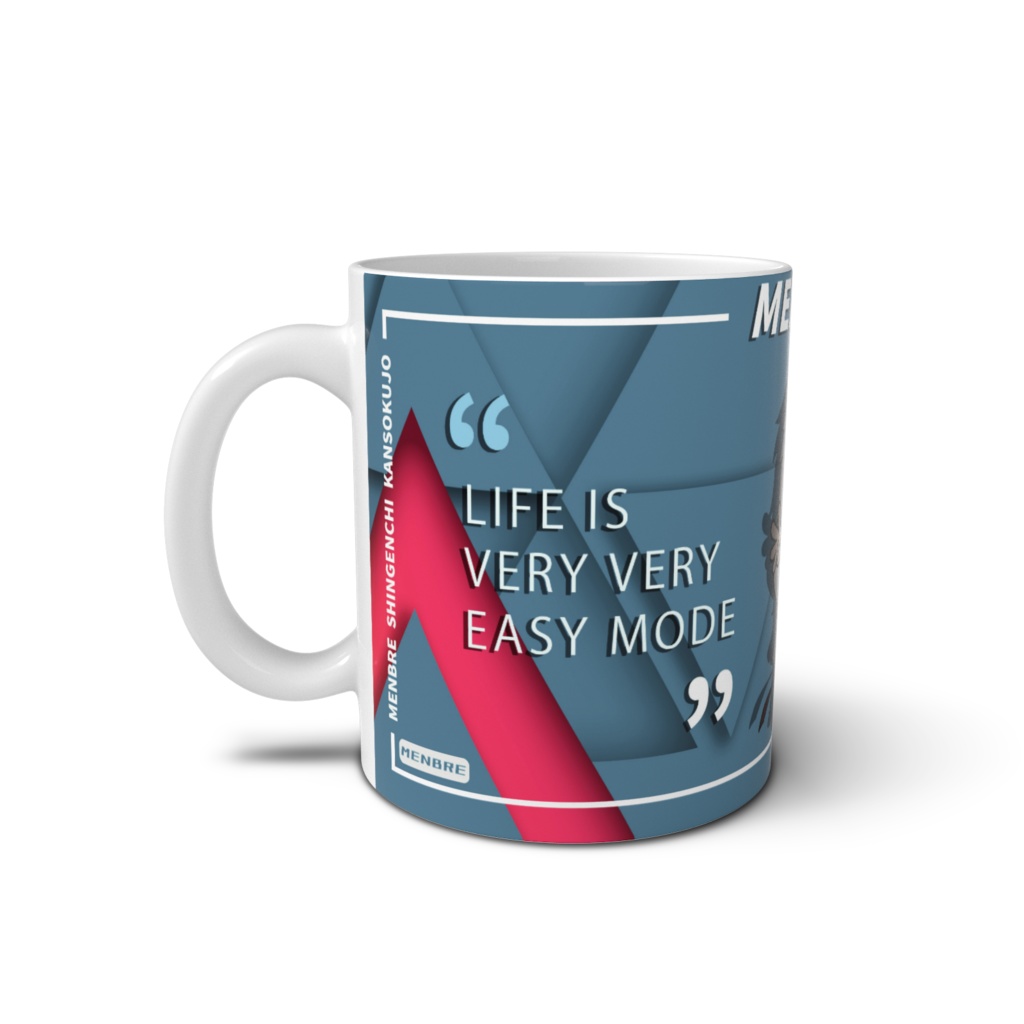 浮き出るメンちゃんマグ