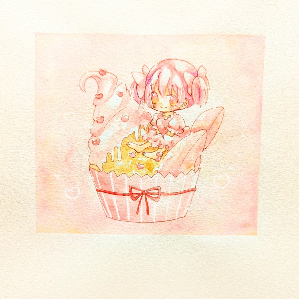 ［原画］おいしいおやつ収録原画 まどか