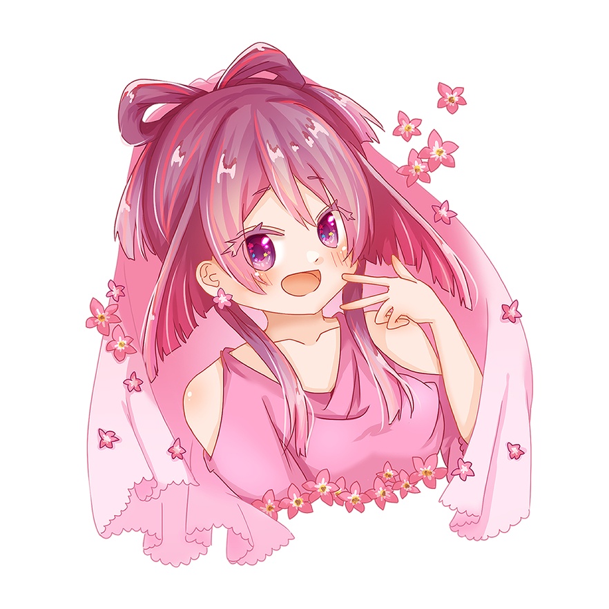 🌟新作︎🌟【単品】魔法少女の花図鑑ステッカー①