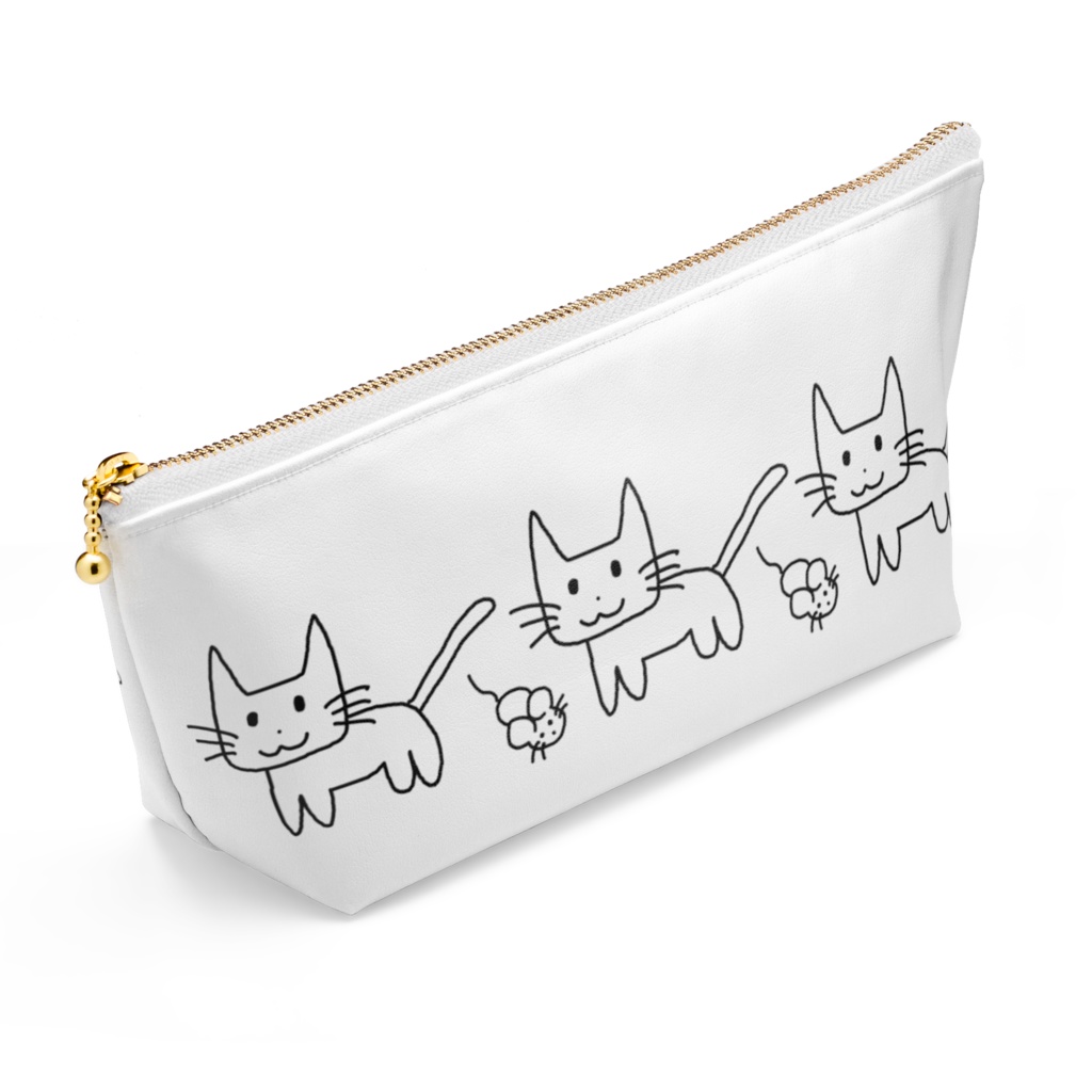 らふぃねこポーチ