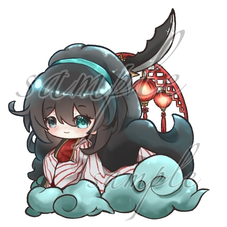 ホンル中華風窓枠アクキー