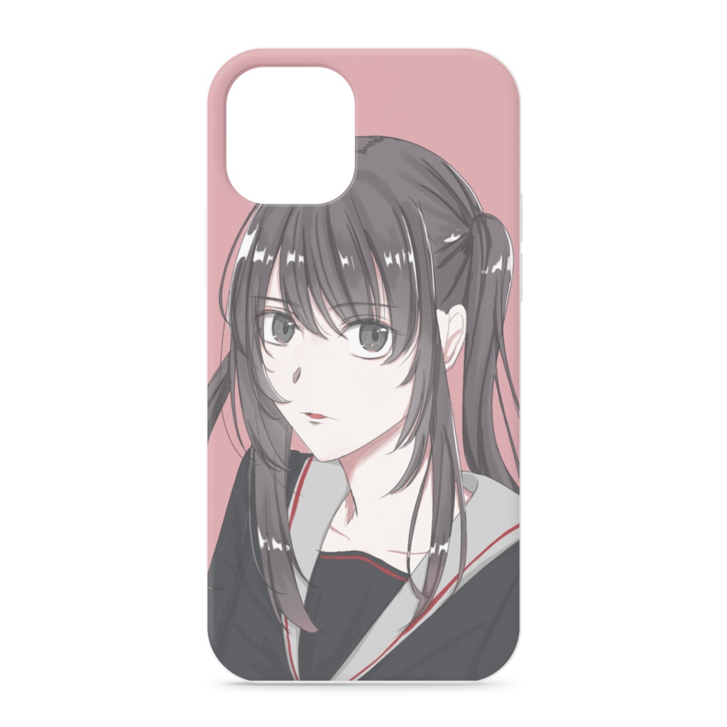 女の子 スマホケース イラスト