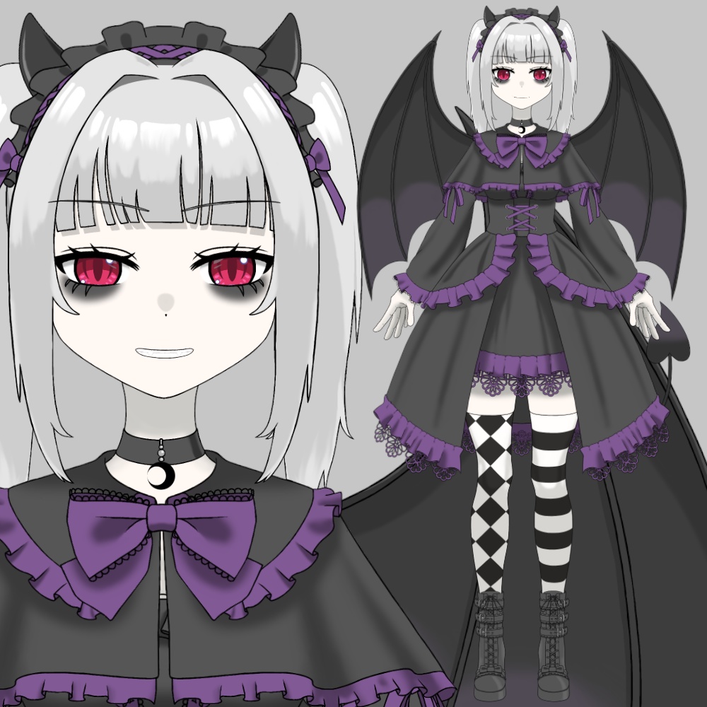 【live2d】【汎用モデル】魔族の女の子