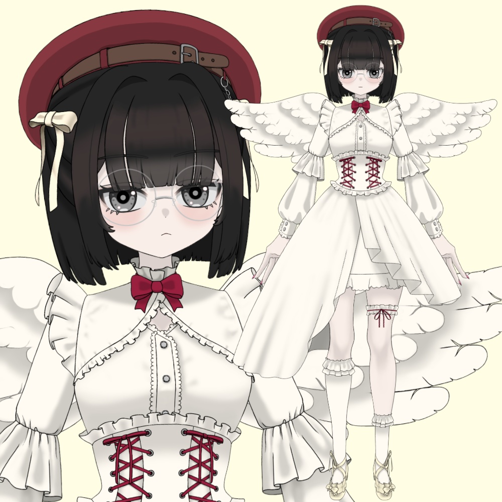 【Live2d】【汎用モデル】天使見習いの女の子