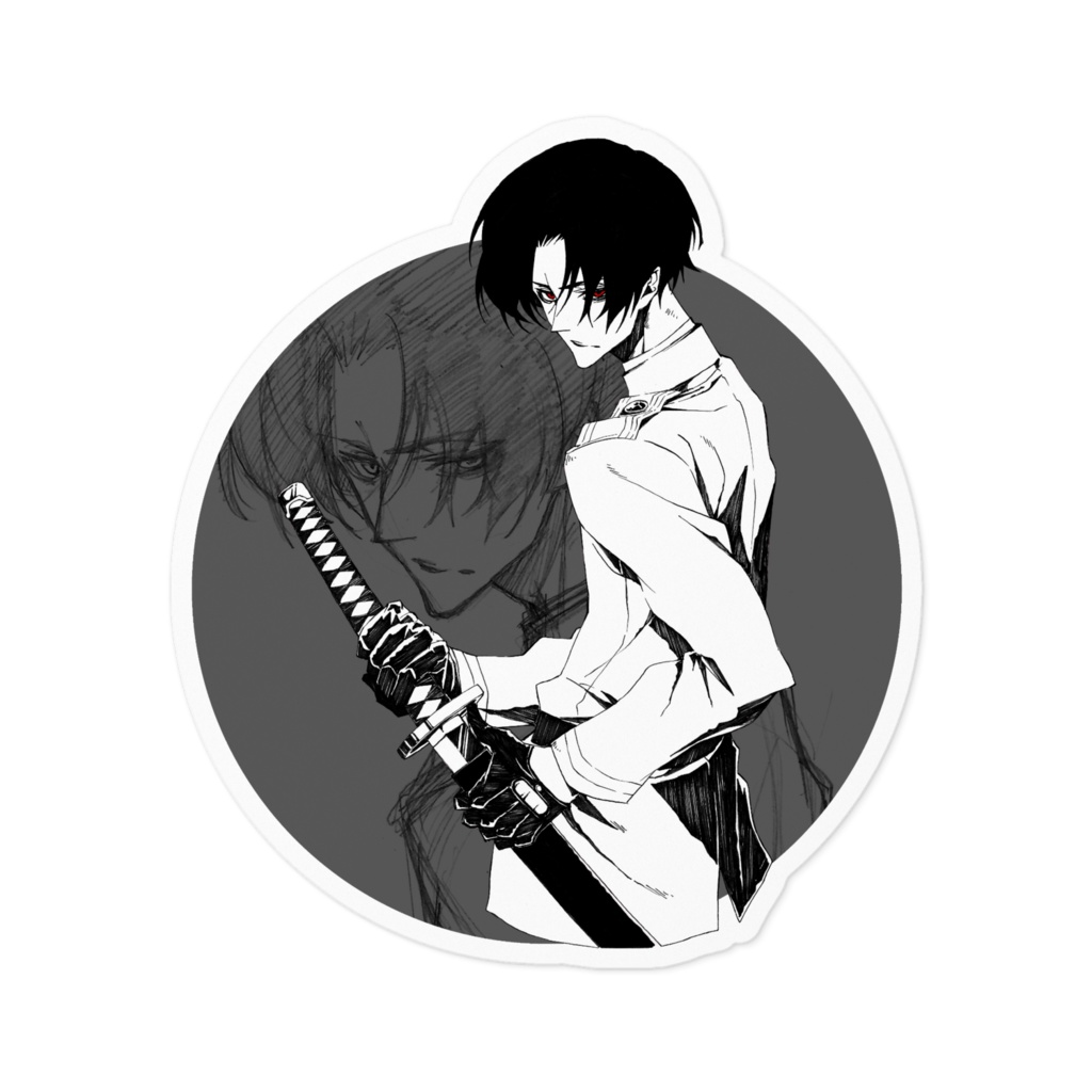 呂狗〈ROKU〉-ステッカー ver.G-