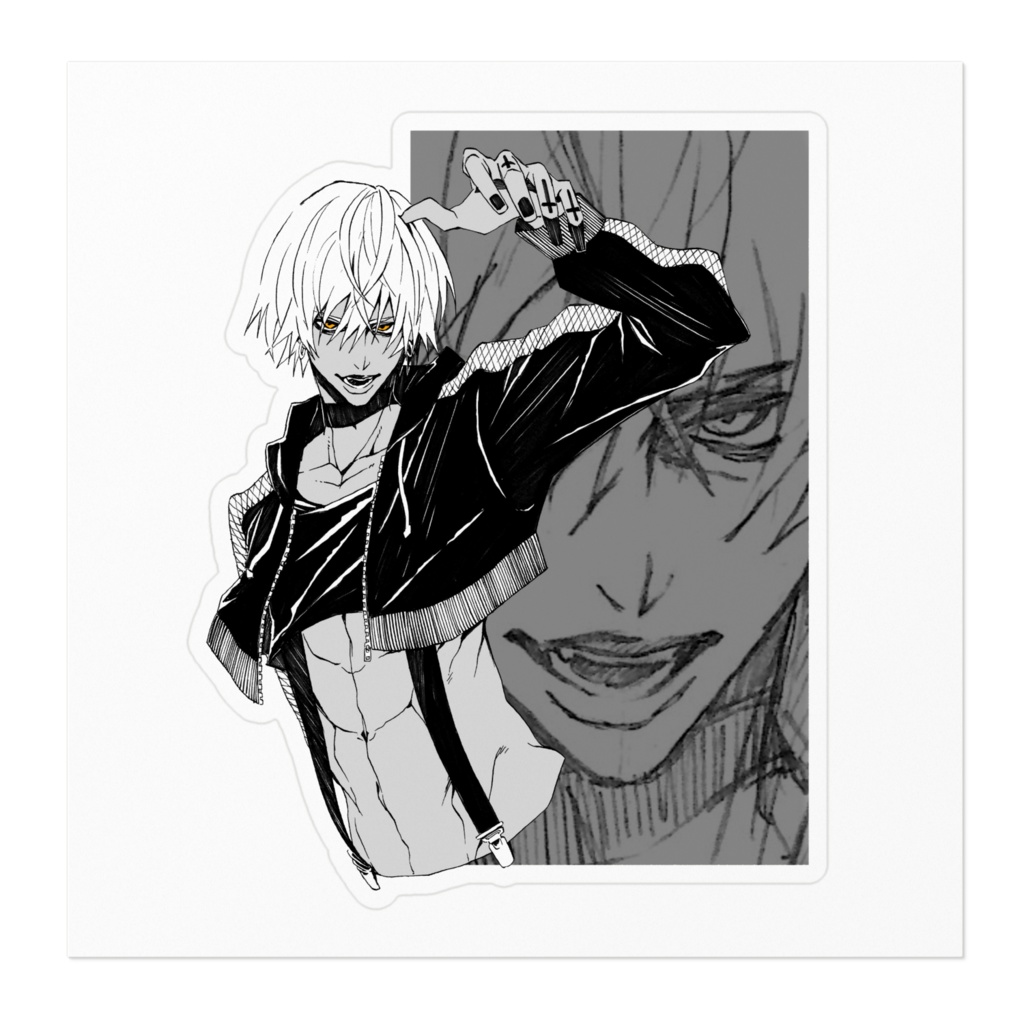 少年Rスクエア -ステッカー ver.G-